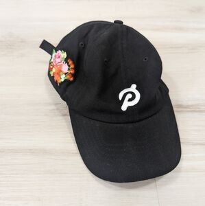 Peloton Flower Black Dad Hat - Unisex One Size